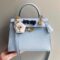 baby blue hermes handbag