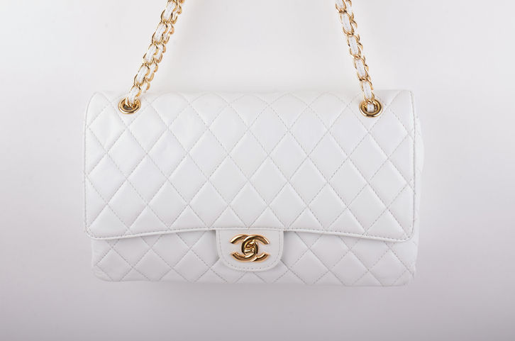 Chanel White Flap Bag